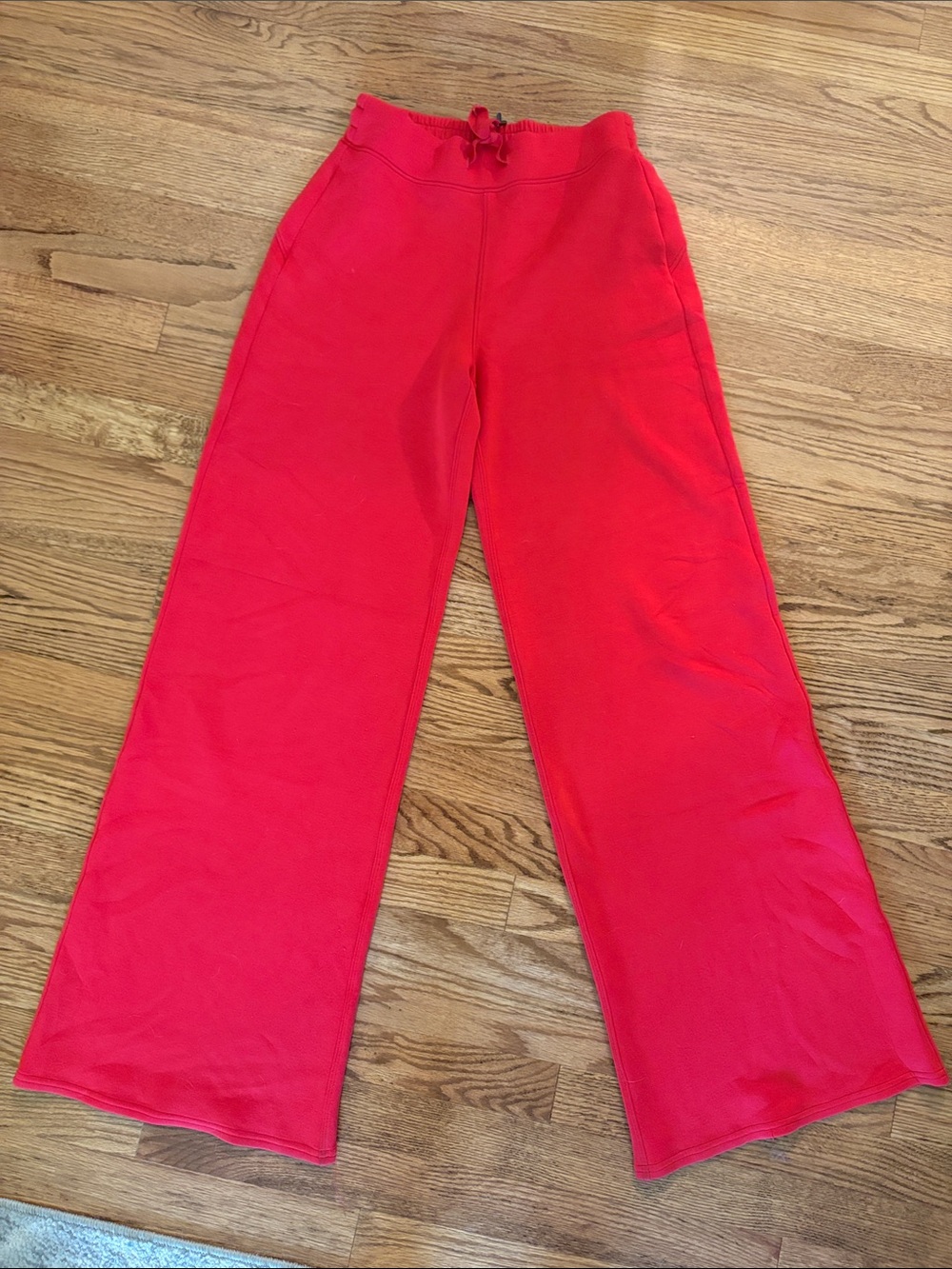 SPANX AirEssentials Red Wide Leg Pants - Small Tall